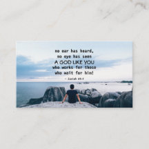 Isaiah 64:4, "Es hat kein Ohr gehört, Bibelverse