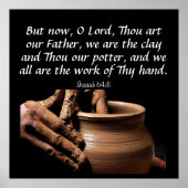 Isaiah 64:8 poster (Vorne)