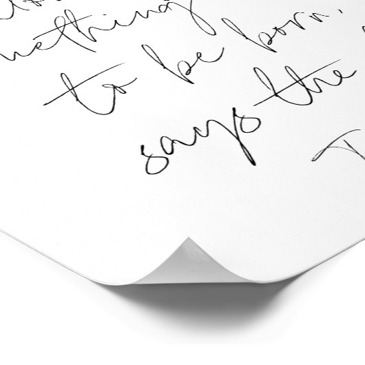 Isaiah 66:9 poster (Ecke)