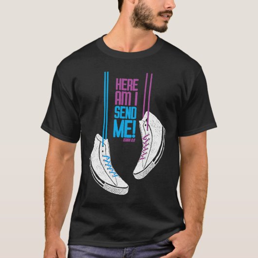 Isaiah 68 Hier bin ich Schick mir! T-Shirt (Vorderseite)