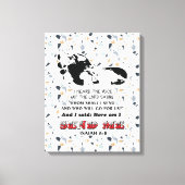 Isaiah 6:8. Hier bin ich! Schicken Sie mir Leinwanddruck (Vorderseite)