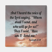 Isaiah 6:8 magnet (Vorne)