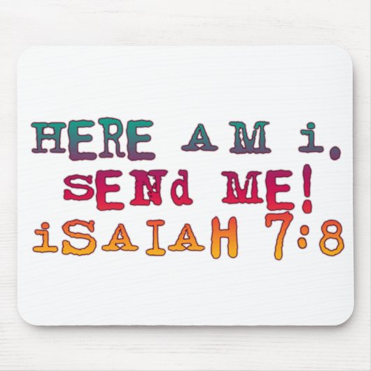 Isaiah 7:8 mousepad (Vorne)