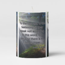 Isaiah 8:20 KJV Bible Scripture Pic