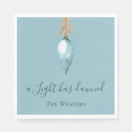 Isaiah 9:2 Original Wasserfarbe Christliche Weihna Serviette