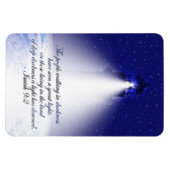 Isaiah 9:2 Weihnachts-Foto Magnet (Horizontal)