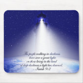 Isaiah 9:2 Weihnachts-Foto Mousepad (Vorne)