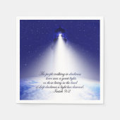 Isaiah 9:2 Weihnachts-Foto Serviette (Vorderseite)