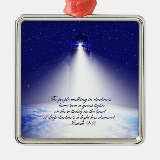 Isaiah 9:2 Weihnachtsschmuck (Vorne)