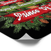 Isaiah 9_6 And He Will Be Called Jesus Xmas Tree C Poster (Ecke)