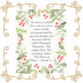 Isaiah 9:6 aufkleber (Vorderseite)