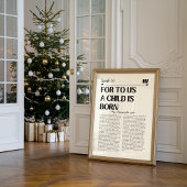 Isaiah 9:6 Christliche Bibel Verse Art Poster