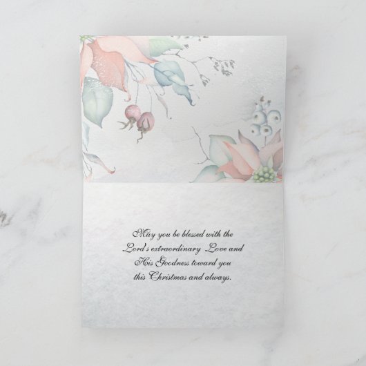 Isaiah 9:6 Er wird als wunderbar bezeichnet... Wei Karte (Innenseite)