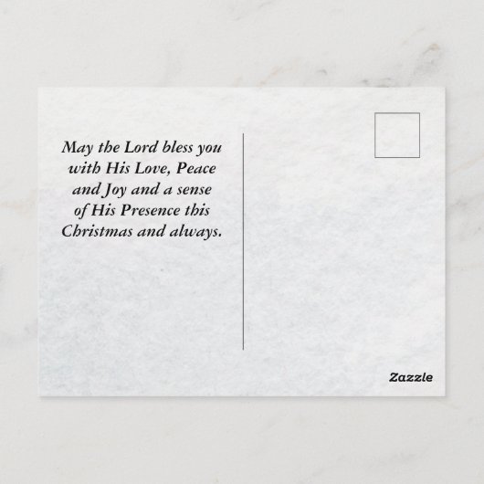 Isaiah 9:6 Er wird als wunderbar bezeichnet... Wei Postkarte (Rückseite)