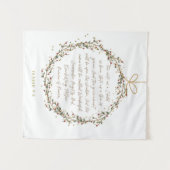 Isaiah 9:6 For Unto Us A Child Christmas Christian Wandteppich (Vorderseite (Horizontal))