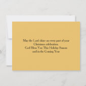 Isaiah 9:6 Für uns ist ein Kind Geboren Einladung (Rückseite)