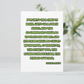 Isaiah 9:6 KJV Bible Scripting Gruß Karte (Stehend Vorderseite)