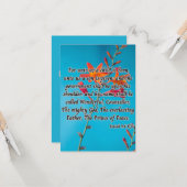 Isaiah 9:6 KJV Bible Scripting Pic Greeting Karte (Vorderseite/Rückseite Beispiel)