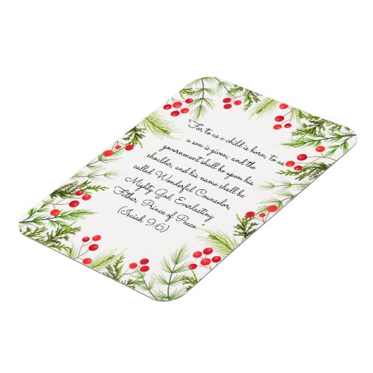 Isaiah 9:6 magnet (Linke Seite)