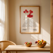 Isaiah 9:6 Minimale Weihnachtsschrift Kunst Poster