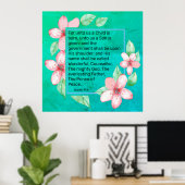 Isaiah 9:6 poster (Heimbüro)