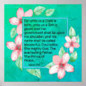 Isaiah 9:6 poster (Vorne)