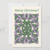 Isaiah 9 Bible Verse Kalligraphie keltischer Knote Einladung (Vorderseite)