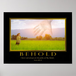 Isaiah Bible Verse Inspiration Poster