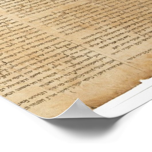 Isaiah Scroll Poster (Ecke)
