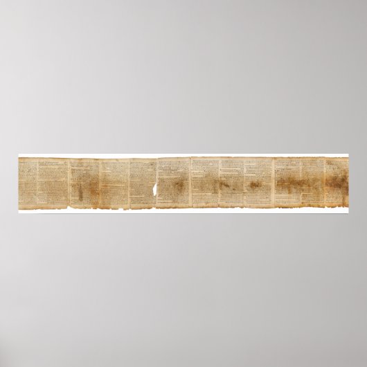 Isaiah Scroll Poster (Vorne)