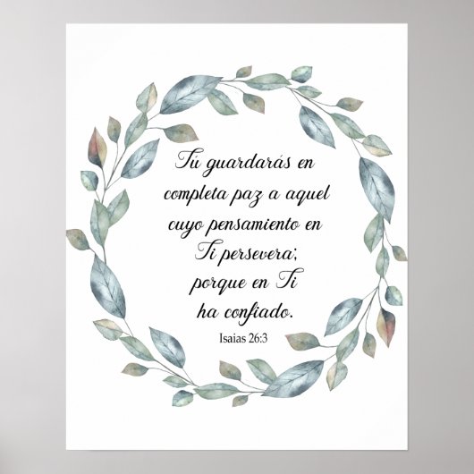 Isaias 26 poster (Vorne)