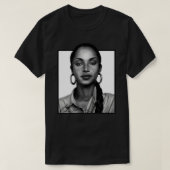 iSalem Sade, Schwarz und Weiß Portrait Classic T-S T-Shirt (Design vorne)