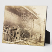 Isambard Kingdom Brunel (1806-59) neben dem Grea Fotoplatte (Seite)