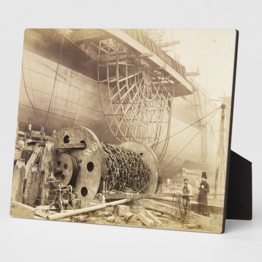 Isambard Kingdom Brunel (1806-59) neben dem Grea Fotoplatte (Seite)