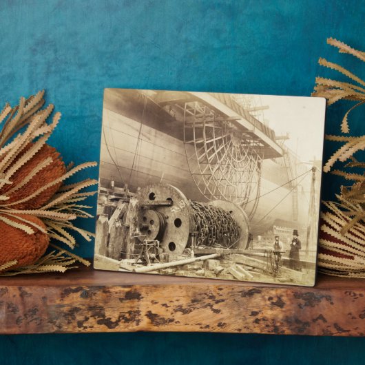 Isambard Kingdom Brunel (1806-59) neben dem Grea Fotoplatte (Seite)