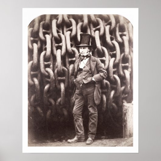 Isambard Kingdom Brunel, standing in front of the Poster (Vorne)