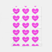 Isar Fleecedecke (Vorderseite)