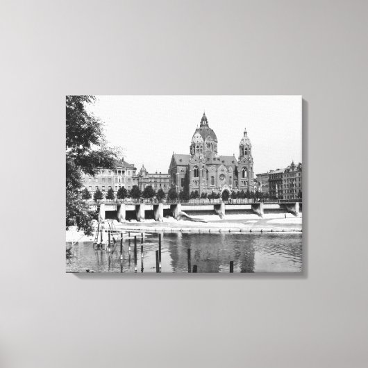 Isar in München, c.1910 Leinwanddruck (Vorderseite)