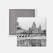 Isar in München, c.1910 Magnet (Vorderseite/Rückseite)