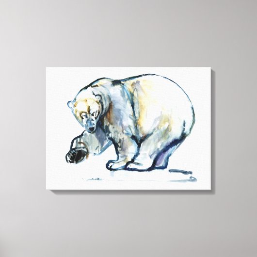 Isbjørn 2013 leinwanddruck (Vorderseite)