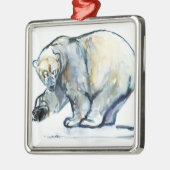 Isbjørn 2013 silbernes ornament (Links)