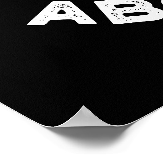 ISBN denken über Ihr lustiges Buch Pun Dark BG Poster (Ecke)