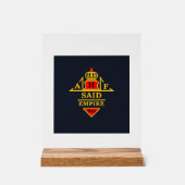 ISC: 1 Kunst Acryl-Schild Acrylschild (Vorderseite)