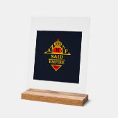 ISC: 1 Kunst Acryl-Schild Acrylschild (Winkel)