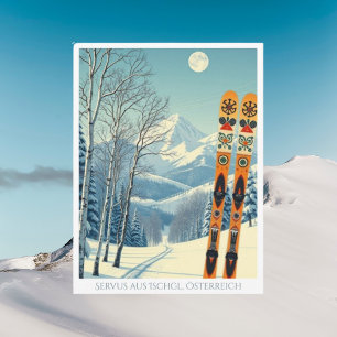 Ischgl Austria Europe Skitourenretro Postcard Postkarte