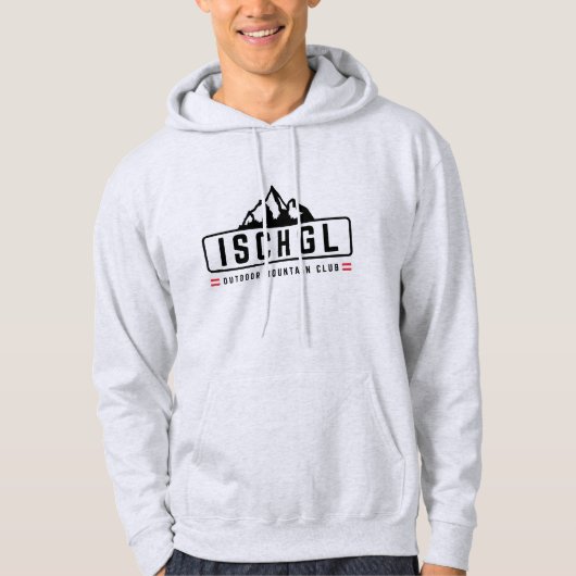 Ischgl Austria Outdoor Hoodie (Vorderseite)