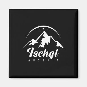 Ischgl Austria Ski Resort Skifahren Snowboarden So Magnet
