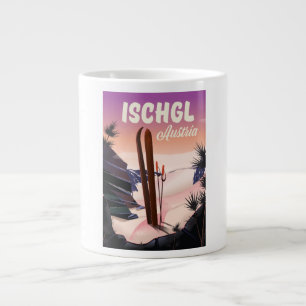 Ischgl Austria Vintages Skiposter. Jumbo-Tasse