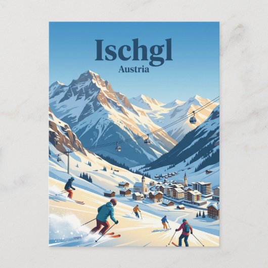 Ischgl Österreich Postkarte (Vorderseite)