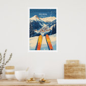 Ischgl Ski-Wandkunst-Druck 1 Poster (Küche)